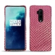 OnePlus 7T Pro leather cover - Serpent ciclamino