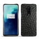 Capa em pele OnePlus 7T Pro - Autruche nero
