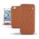 Apple iPhone 5S  leather case - Marron - Couture ( Nappa - Pantone 1615C ) 