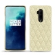 Custodia in pelle OnePlus 7T Pro - Ivoire - Couture ( Sleek P C12 - White ) 