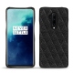 Coque cuir OnePlus 7T Pro - Ebène - Couture ( Sleek P C12 - Black ) 