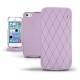 Apple iPhone 5S  leather case - Lilas - Couture ( Nappa - Pantone 2645U ) 