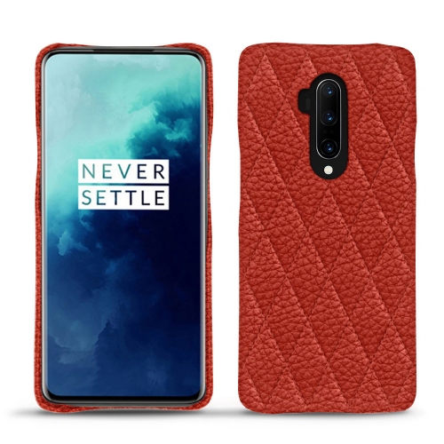 Protections en cuir - coques, housses, étuis - pour Oneplus 7T Pro par NorevePapaye - Couture ( Pantone #b54317 ) 