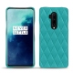 OnePlus 7T Pro leather cover - Bleu fluo - Couture