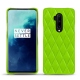 Coque cuir OnePlus 7T Pro - Vert fluo - Couture