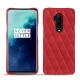 OnePlus 7T Pro leather cover - Rouge troupelenc - Couture