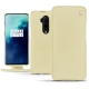 Capa em pele OnePlus 7T Pro - Beige ( Nappa - Pantone 7502C ) 