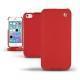 Housse cuir Apple iPhone 5S  - Tomate ( Pantone 187C ) 