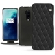 Housse cuir OnePlus 7T Pro - Noir - Couture ( Nappa - Black ) 