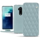Custodia in pelle OnePlus 7T Pro - Bleu ciel - Couture ( Nappa - Pantone 277C ) 