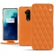 Custodia in pelle OnePlus 7T Pro - Orange - Couture ( Nappa - Pantone 1495U ) 