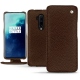 OnePlus 7T Pro leather case - Châtaigne ( Pantone 476C ) 