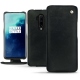 Lederschutzhülle OnePlus 7T Pro - Dark vintage ( Roughtcut - Black#5256 ) 