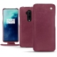OnePlus 7T Pro leather case - Prune vintage ( Pantone 512C ) 