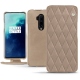 Housse cuir OnePlus 7T Pro - Taupe vintage - Couture