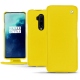 Housse cuir OnePlus 7T Pro - Jaune fluo