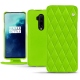 Custodia in pelle OnePlus 7T Pro - Vert fluo - Couture