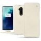 Housse cuir OnePlus 7T Pro - Blanc escumo