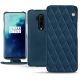 가죽 커버 OnePlus 7T Pro - Blu mediterran - Couture
