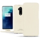 Housse cuir OnePlus 7T Pro - Blanc PU