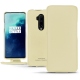 Capa em pele OnePlus 7T Pro - Beige PU