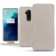 Housse cuir OnePlus 7T Pro - Taupe innocent
