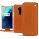Housse cuir OnePlus 7T Pro - Orange vibrant
