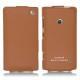 Funda de piel Nokia Lumia 520  - Marron ( Nappa - Pantone 1615C ) 