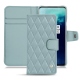 Custodia in pelle OnePlus 7T Pro - Bleu ciel - Couture ( Nappa - Pantone 277C ) 
