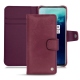 Capa em pele OnePlus 7T Pro - Prune vintage ( Pantone 512C ) 