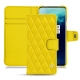 Funda de piel OnePlus 7T Pro - Jaune fluo - Couture