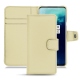 Housse cuir OnePlus 7T Pro - Beige PU