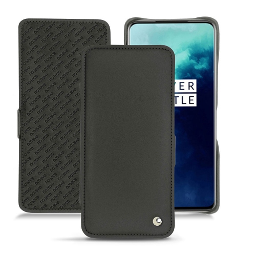 OnePlus 7T Pro leather case - Noir ( Nappa - Black ) 