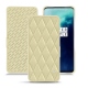 レザーケース OnePlus 7T Pro - Beige - Couture ( Nappa - Pantone 7502C ) 