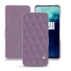 OnePlus 7T Pro leather case - Lilas - Couture ( Nappa - Pantone 2645U ) 