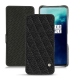 Custodia in pelle OnePlus 7T Pro - Ebène - Couture ( Sleek P C12 - Black ) 