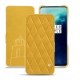 Housse cuir OnePlus 7T Pro - Jaune soulèu - Couture