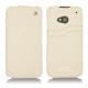 Custodia in pelle HTC One - Ivoire ( Sleek P C12 - White ) 