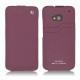 Capa em pele HTC One - Lie de vin ( Pantone 5115C ) 