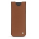 Samsung Galaxy Fold leather pouch - Marron ( Nappa - Pantone 1615C ) 