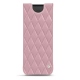 Custodia in pelle Samsung Galaxy Fold - Rose - Couture ( Nappa - Pantone 2365C ) 