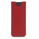 Samsung Galaxy Fold leather pouch - Rouge PU