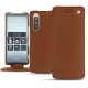 Sony Xperia 5 leather case - Marron ( Nappa - Pantone 1615C ) 