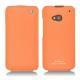 Custodia in pelle HTC One  - Orange fluo