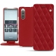 Capa em pele Sony Xperia 5 - Rouge - Couture ( Nappa - Pantone 199C ) 