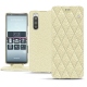 Custodia in pelle Sony Xperia 5 - Ivoire - Couture ( Sleek P C12 - White ) 