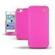 Housse cuir Apple iPhone 5S  - Rose fluo