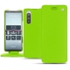 Capa em pele Sony Xperia 5 - Vert fluo