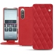 Capa em pele Sony Xperia 5 - Rouge troupelenc - Couture