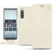 Housse cuir Sony Xperia 5 - Blanc escumo